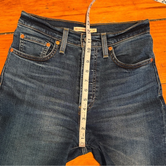Levi’s Ribcage Straight Ankle Jeans 27 - Picture 11 of 13